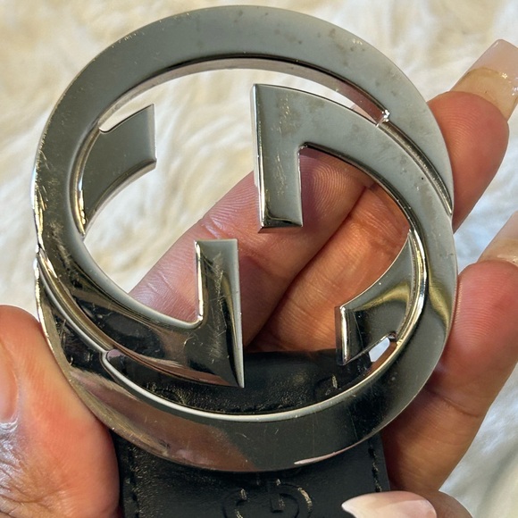 Gucci Black Guccissima Leather Belt - Picture 7 of 16